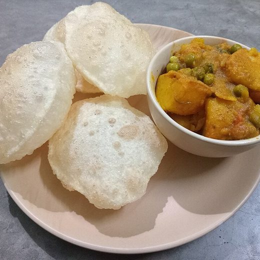 লুচির ছবি