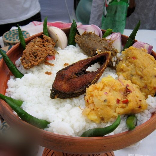 পান্তা ইলিশের ছবি